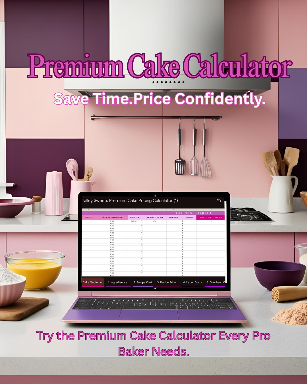 Premium Cake Calculator